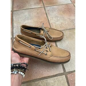 Sperry leather top cider shoes, size 12